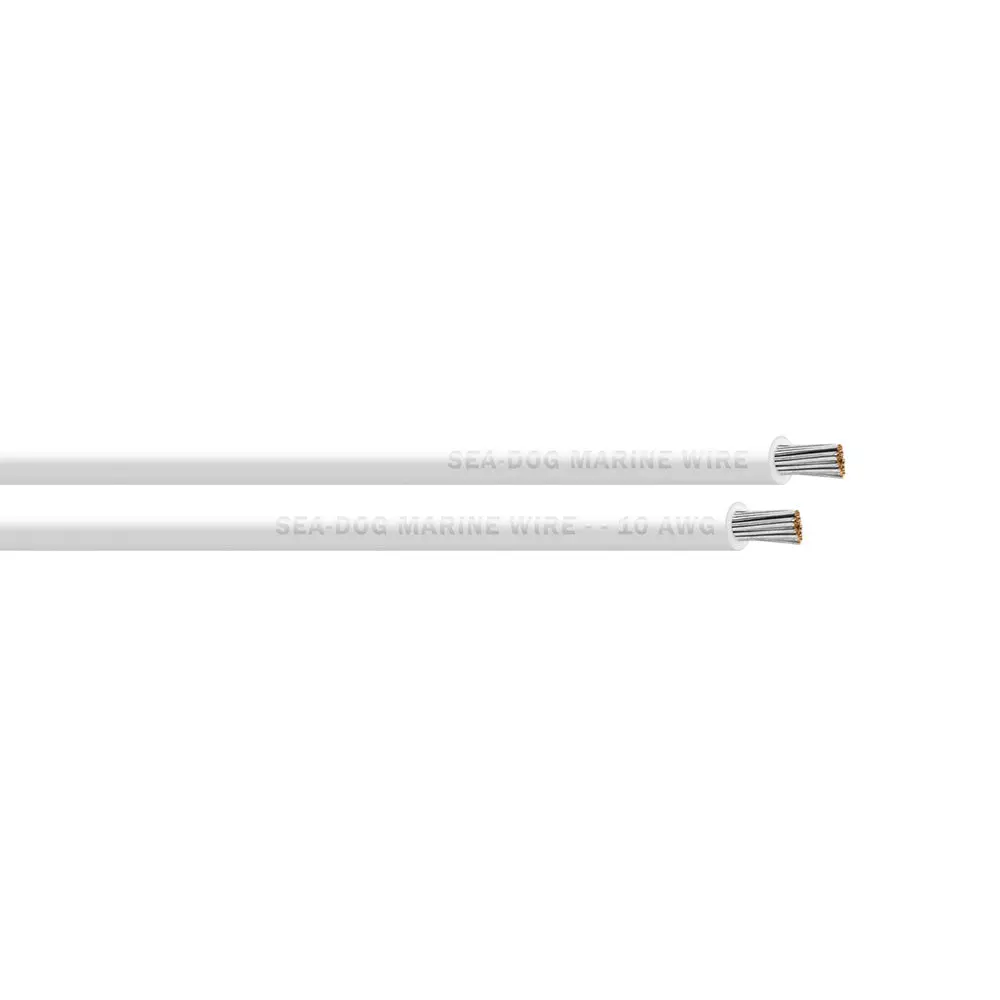 Sea-Dog 10 Awg White Primary Wire - 25' [8010050] 1