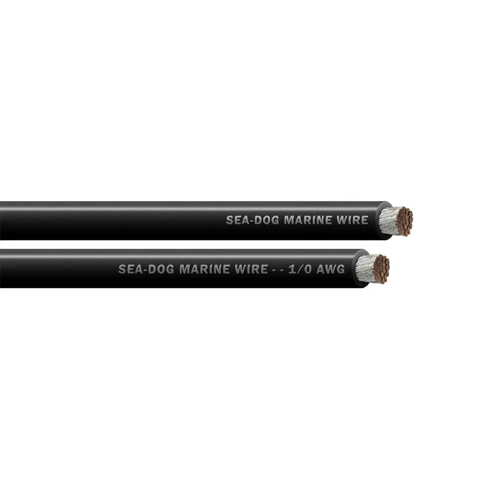 Sea-Dog 1/0 Awg Black Battery Cable - 50' [8011011] 1