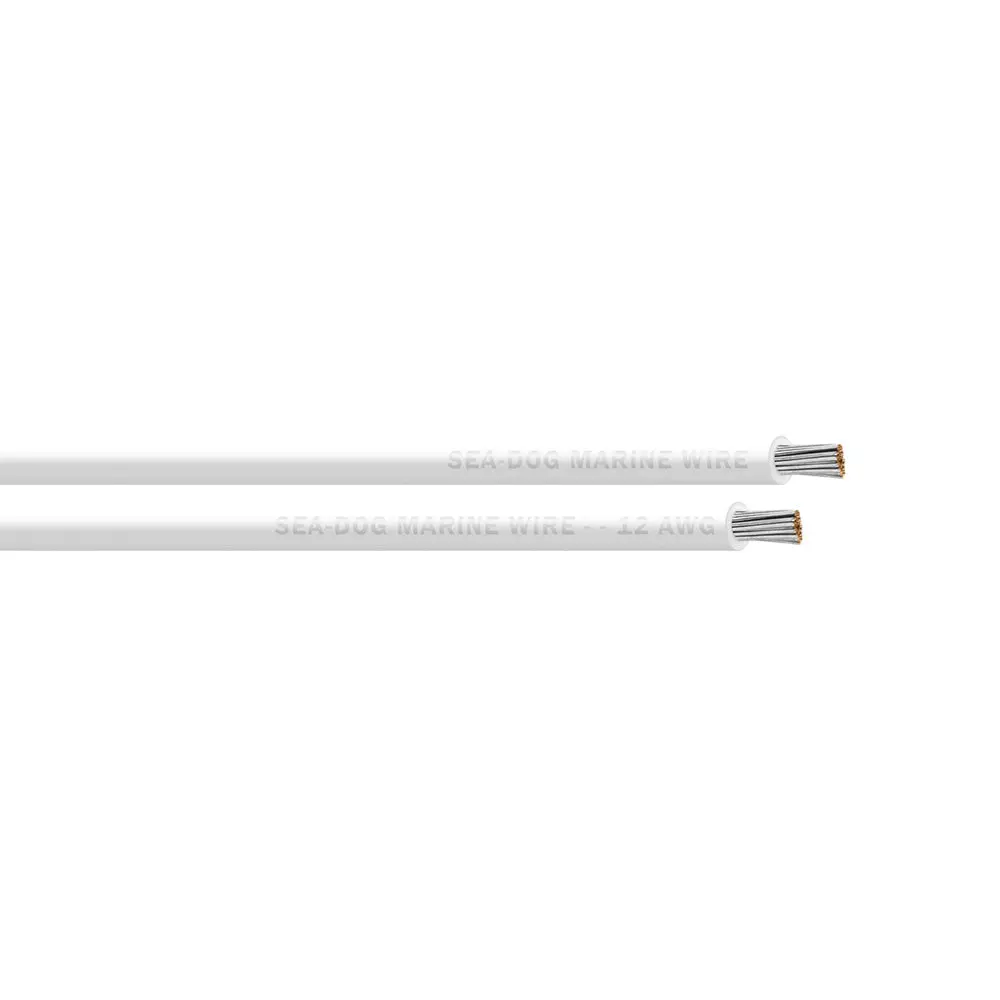 Sea-Dog 12 Awg White Primary Wire - 250' [8012054] 1
