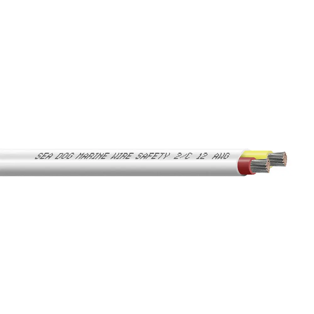 Sea-Dog 12/2 Awg Flat Duplex Safety Wire - Red/Yellow - 100' [8012222] 1