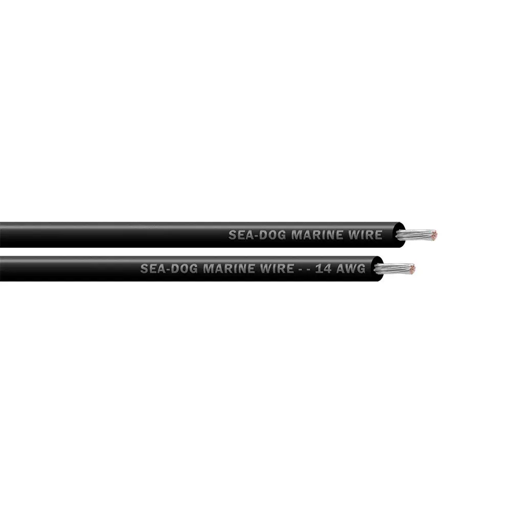 Sea-Dog 14 Awg Black Primary Wire - 250' [8014014] 1