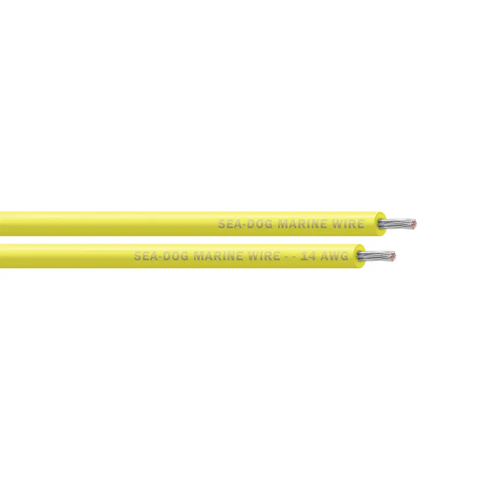 Sea-Dog 14 Awg Yellow Primary Wire - 25' [8014030] 1