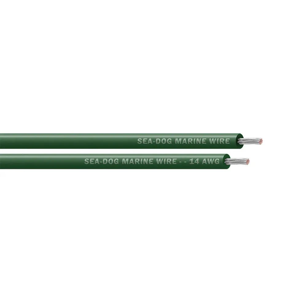 Sea-Dog 14 Awg Green Primary Wire - 100' [8014042] 1