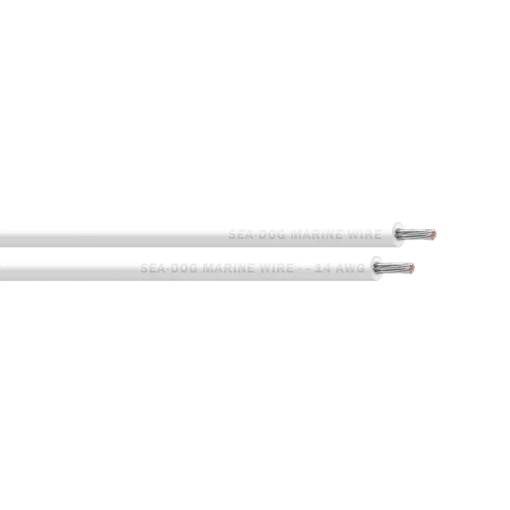 Sea-Dog 14 Awg White Primary Wire - 100' [8014052] 1