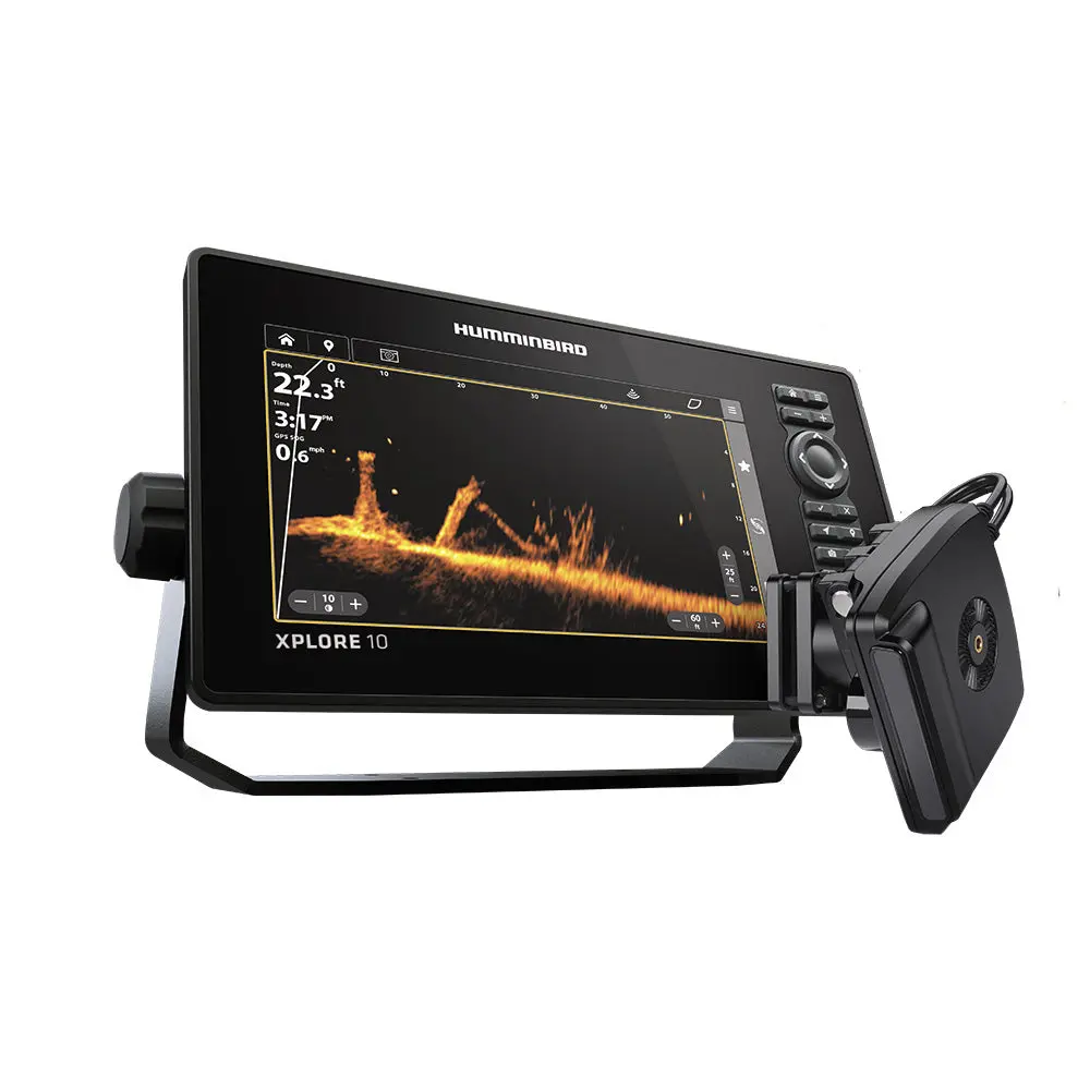 Humminbird Xplore 10 Cmsi+ Mega Live 2 Bundle W/Transom Mount Transducer [412010-1/Ml2] 1