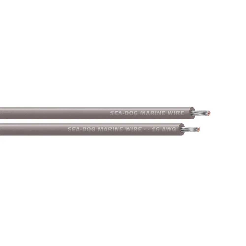 Sea-Dog 16 Awg Grey Primary Wire - 500' [8016117] 1