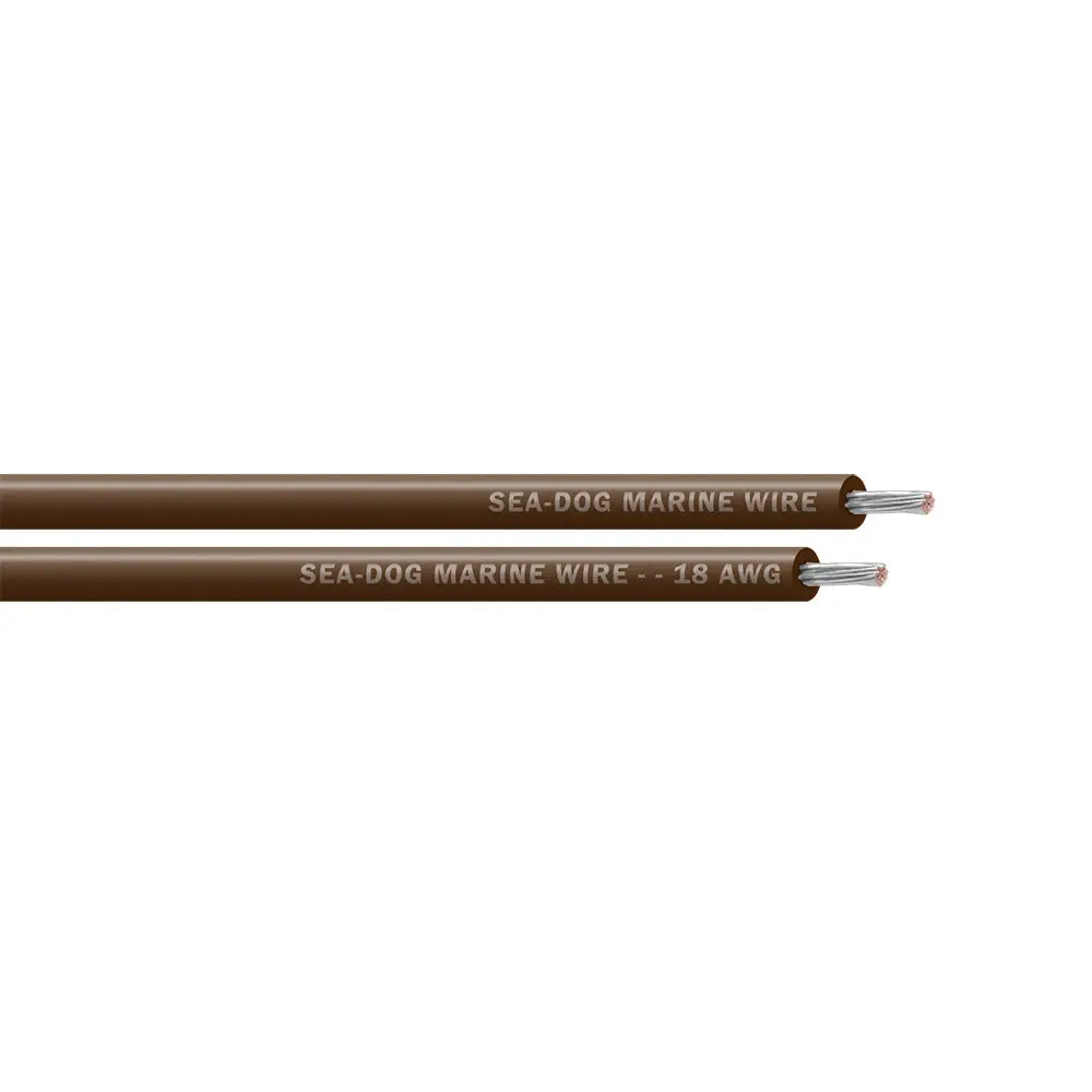 Sea-Dog 18 Awg Brown Primary Wire - 500' [8018077] 1