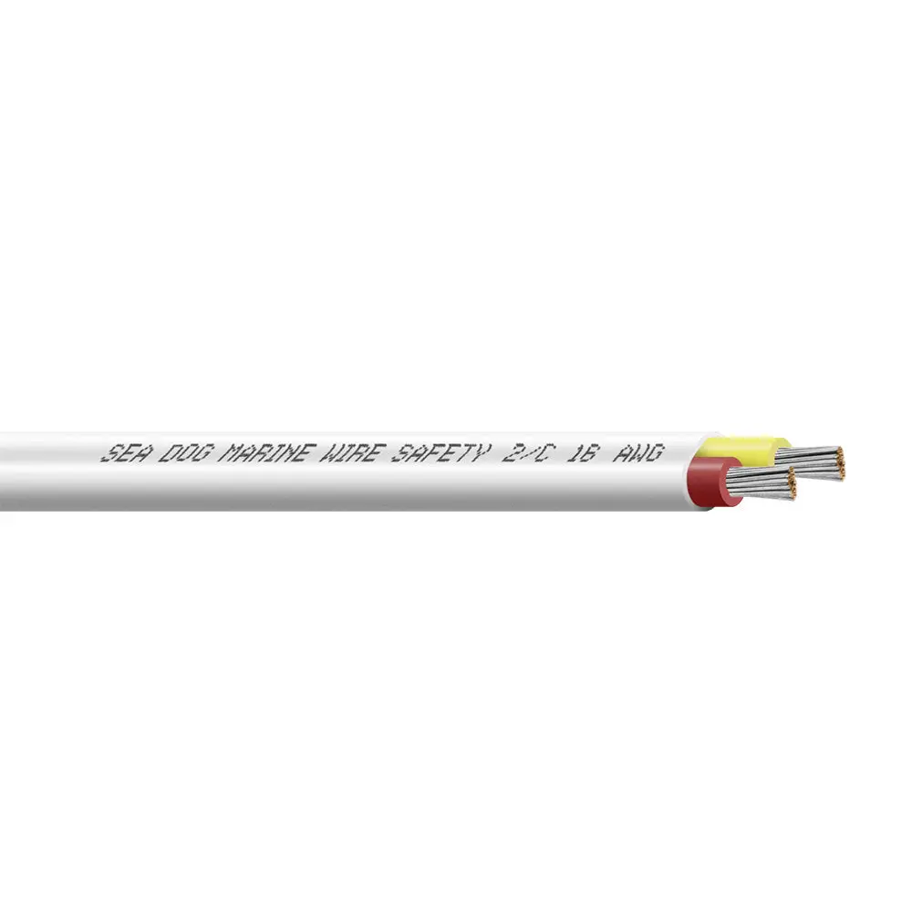 Sea-Dog 18/2 Awg Flat Duplex Safety Wire - Red/Yellow - 500' [8018227] 1