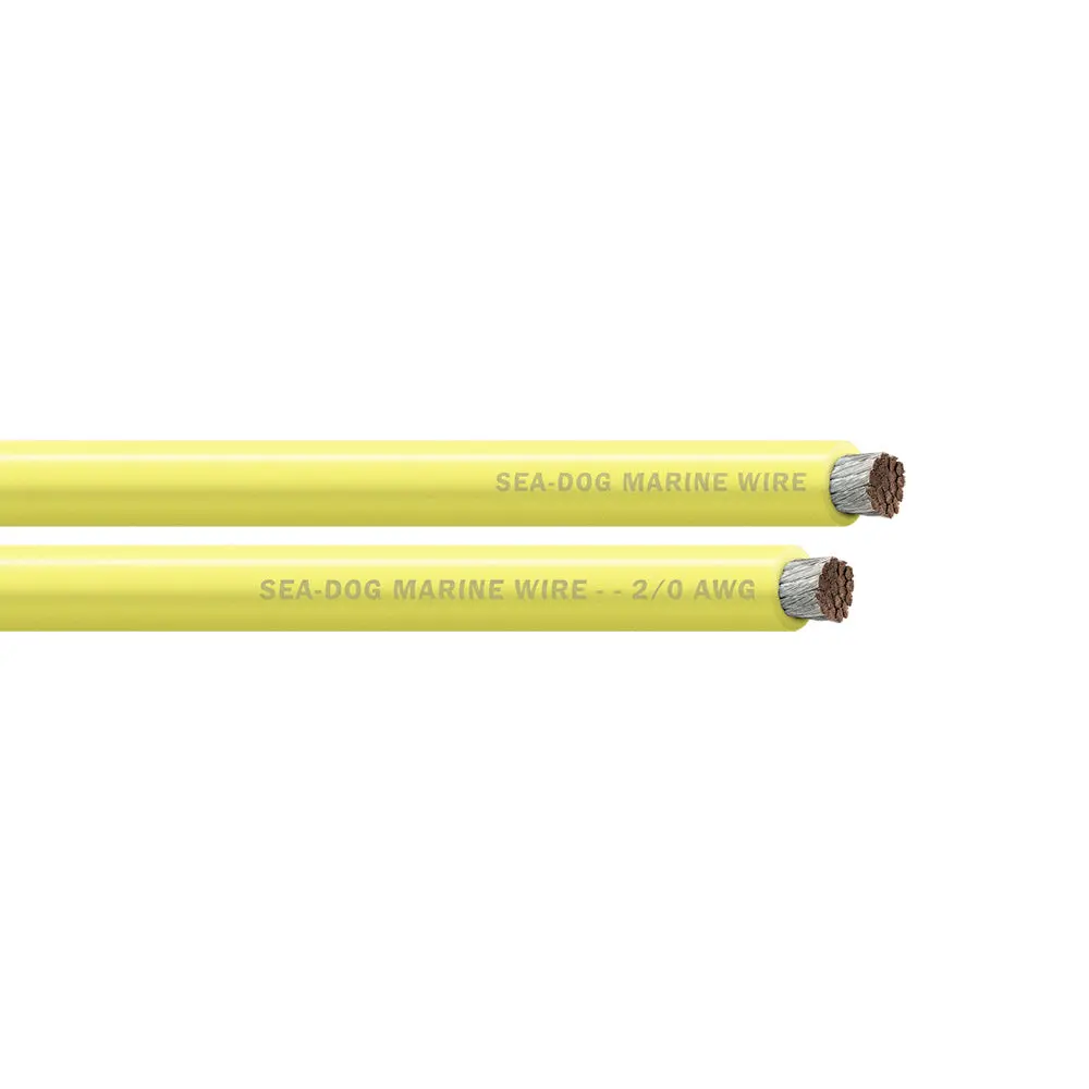 Sea-Dog 2/0 Awg Yellow Battery Cable - 25' [8021030] 1
