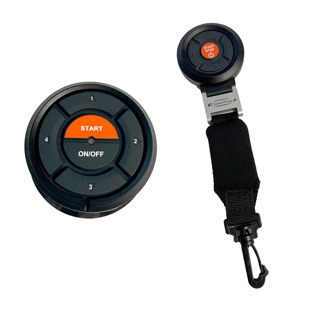 Coastkey Premium Plus Single Mercury Engine Keyless Ignition W/Keyless Stop/Start, Remote Stop/Start, Ecos Rem Trim/Tilt [C0113] 1