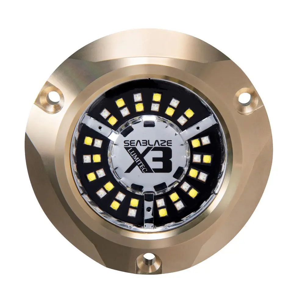 Lumitec Seablaze X3 Led Underwater Light - Dual Color White/Blue [101945] 1