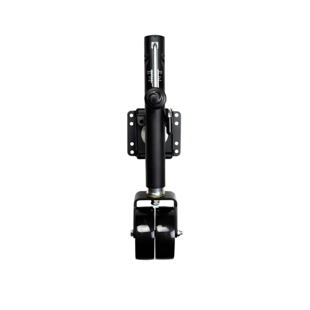 Powerwinch Select Series Jack - 1500Lb, Weld-On, Double Wheel, Carbon Black [21400-J-1500-W2-B-R] 1