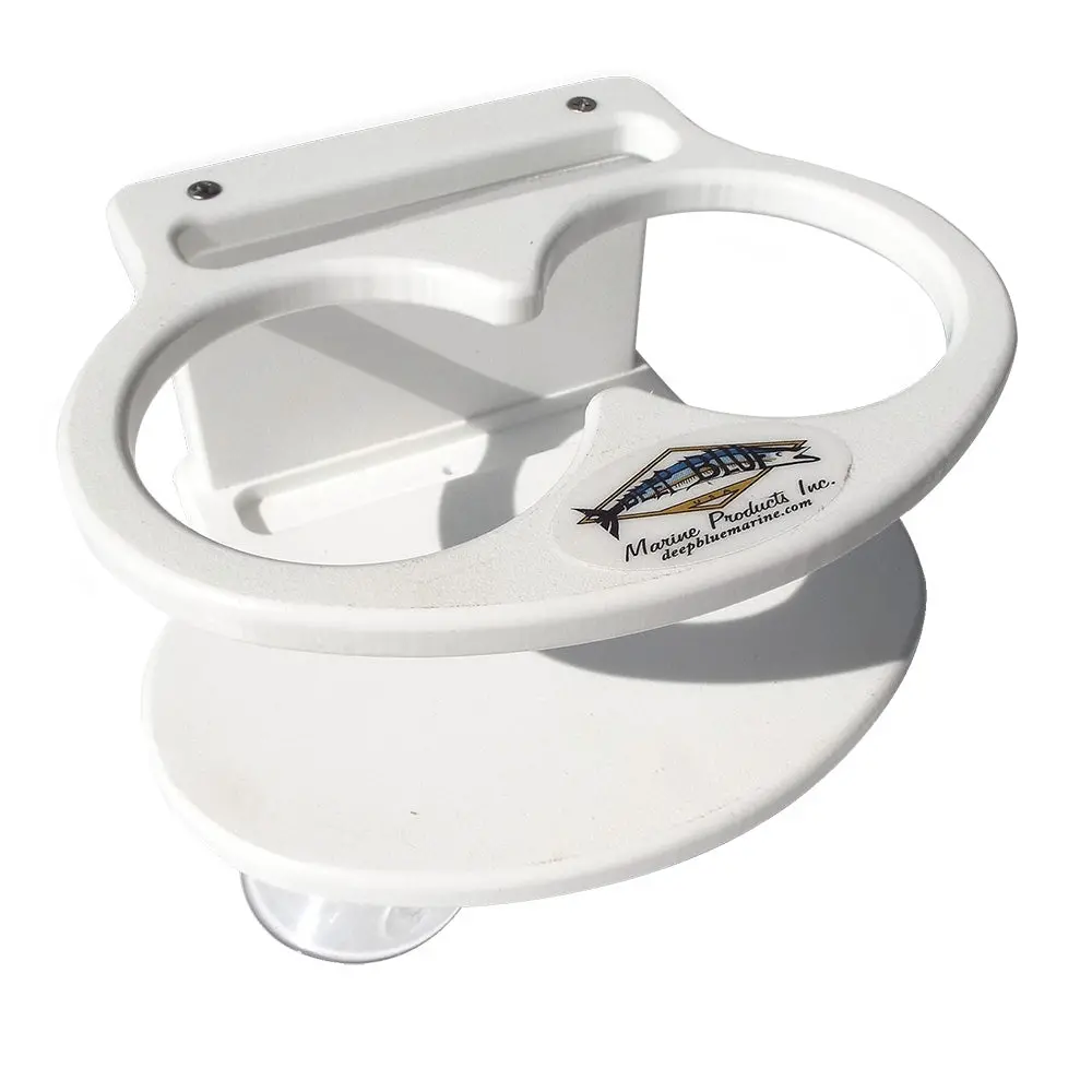 Deep Blue Marine Double Slim Can Drink Holder  Cell Phone - White [Dsd-Cell] 1