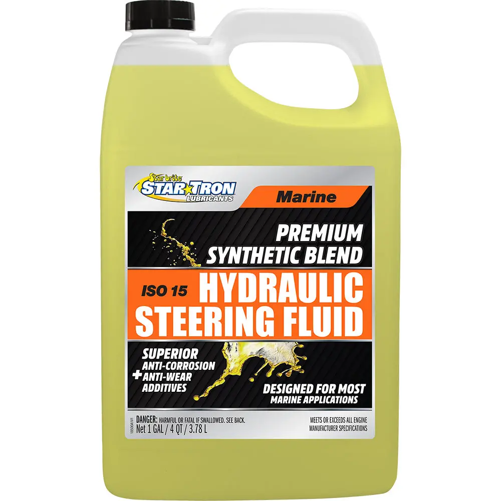 Star Brite Hydraulic Steering Fluid - Iso 15 Marine Synthetic Blend - 1 Gallon [18500] 1