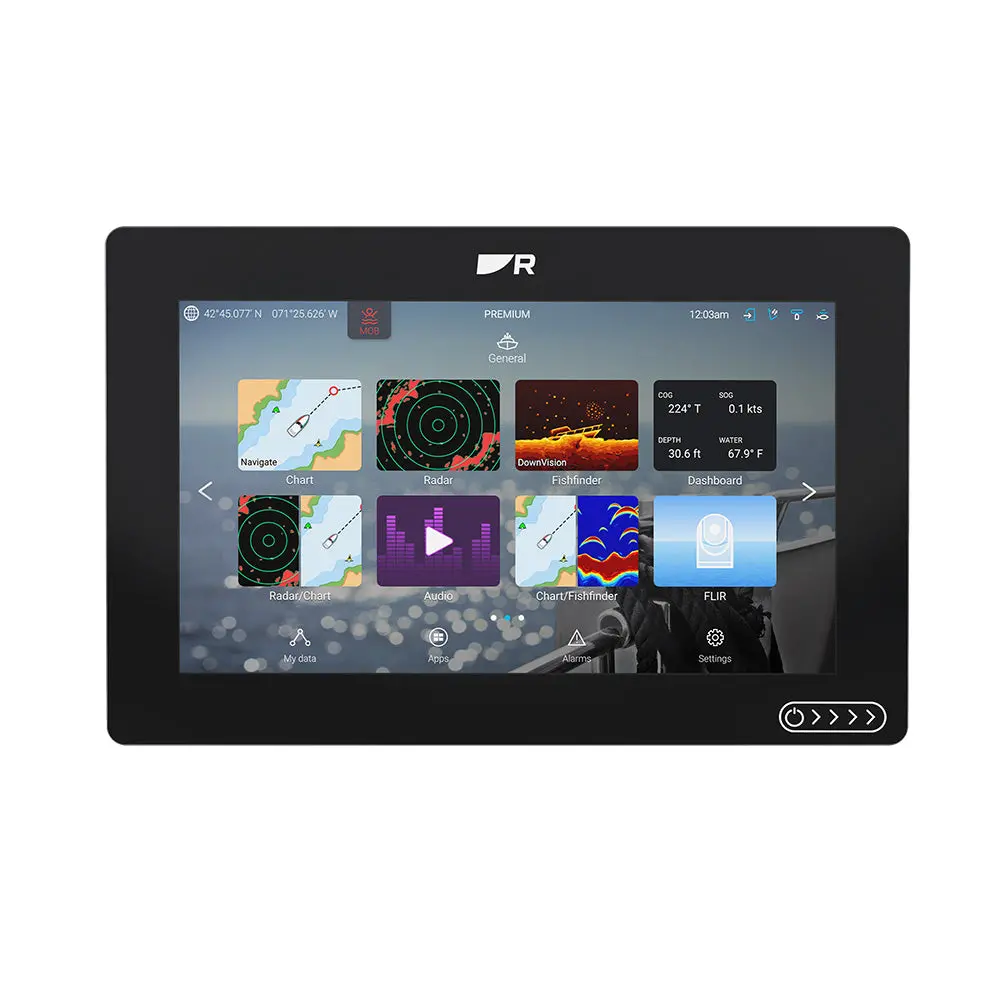 Raymarine Axiom 2 Rv 9" Chartplotter/Fishfinder W/Realvision 3D Sonar, Lighthouse North America Chart  Rv-100 Transducer [E70723-03-102] 1