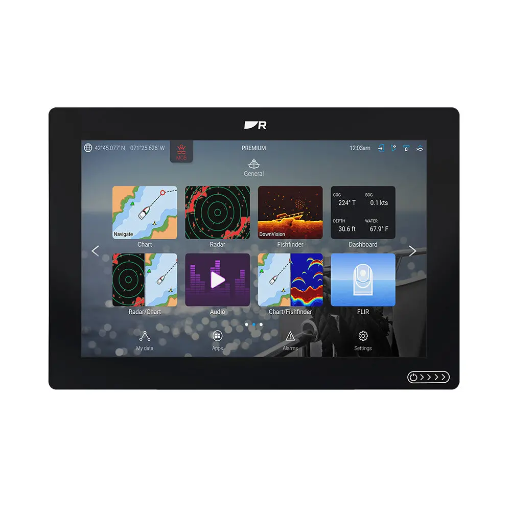 Raymarine Axiom 2 Rv 12" Chartplotter/Fishfinder W/Realvision 3D Sonar  Lighthouse North America Chart - No Transducer [E70725-00-102] 1