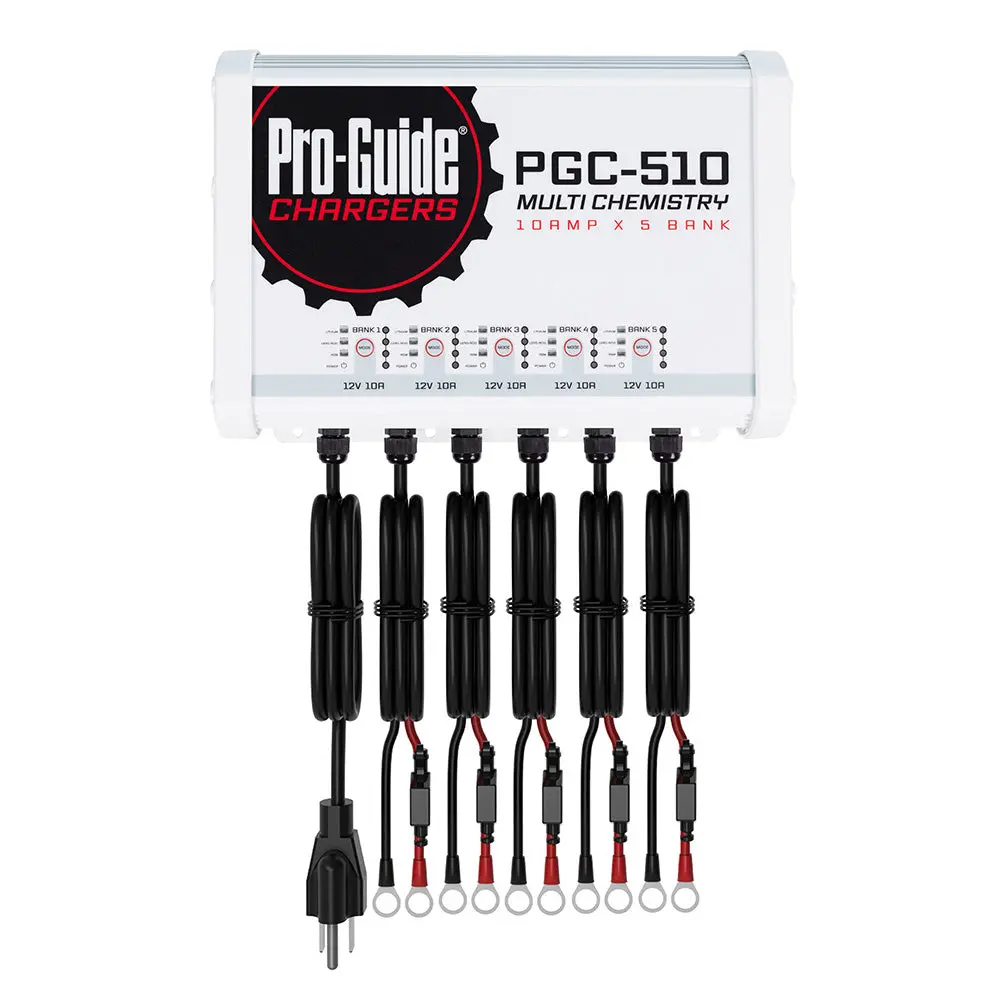Pro-Guide 5 Bank On-Board Battery Charger - 12V - 40-Amp [Pgc-510] 1