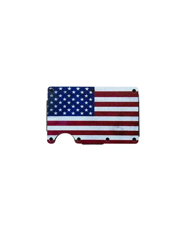 3D American Flag Money Clip Wallet 1