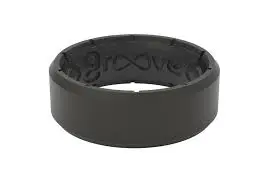 Edge Black Black Groove Ring 1