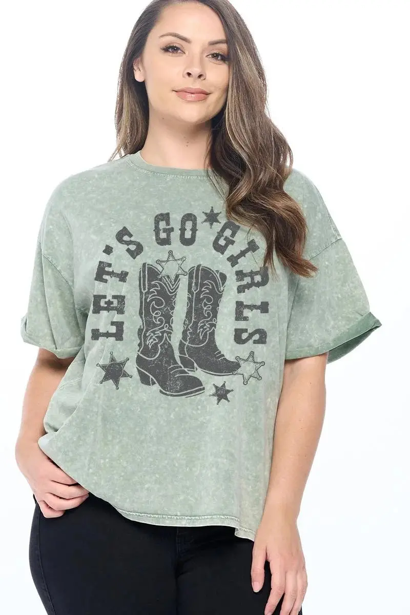 Zutter Lets Go Girls Curvy Tee 1
