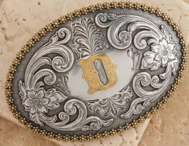 Nocona Initial D Belt Buckle 1