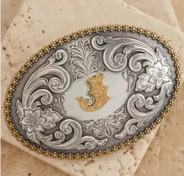 Nocona Initial J Belt Buckle 1