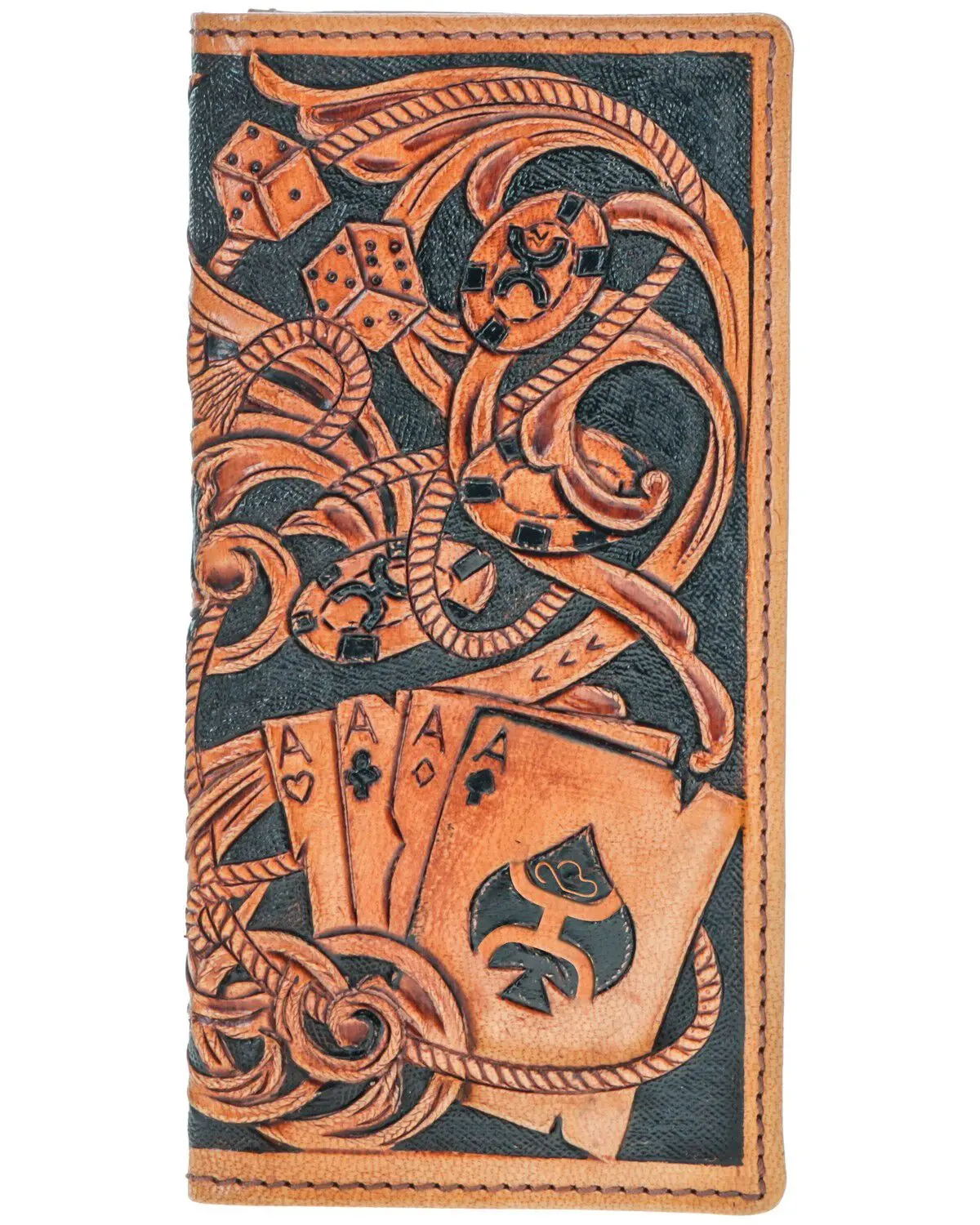 Hooey Playing Card Embossed Rodeo Wallet 1