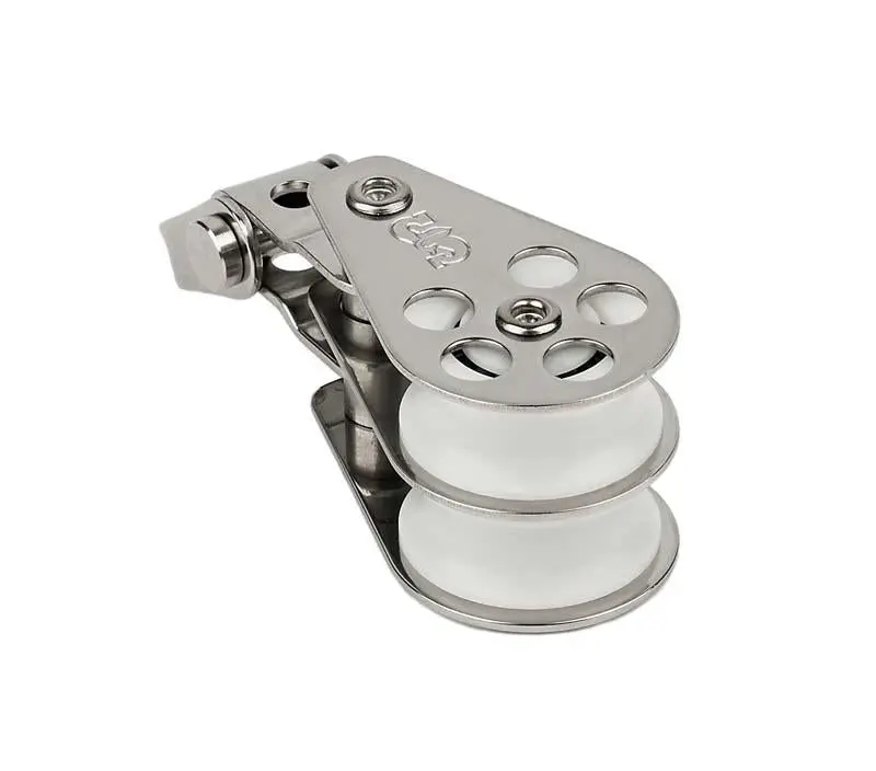 Schaefer Double Ball Bearing Block W/Front Side Shackle, Max Line 5/16" 1