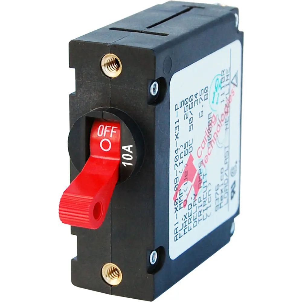 Blue Sea 7205 Ac / Dc Single Pole Magnetic World Circuit Breaker  -  10 Amp [7205] 1