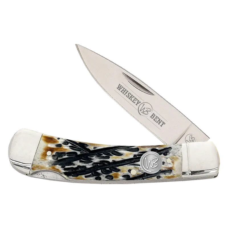 Whiskey Bent Carved Bone Lock 1