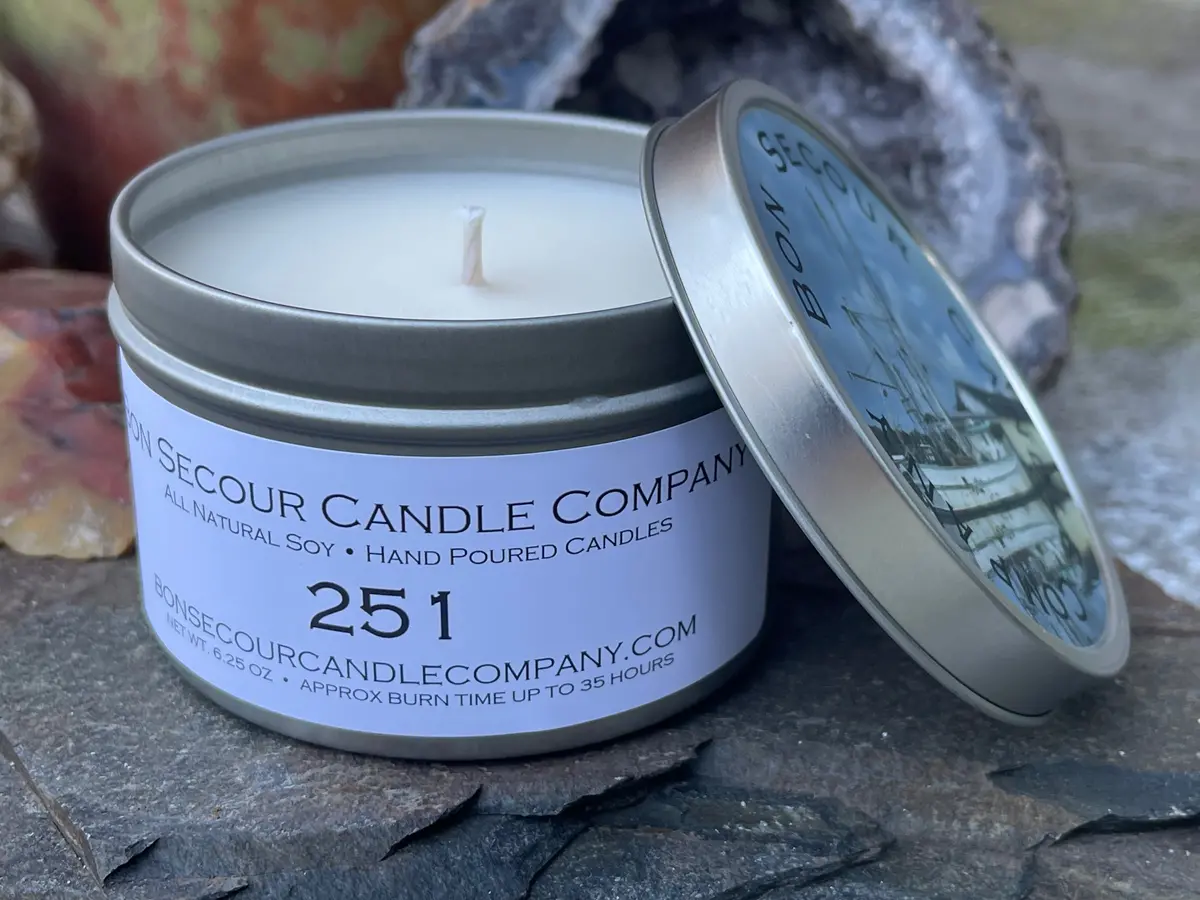 “251” Soy Wax Candle Tin 1