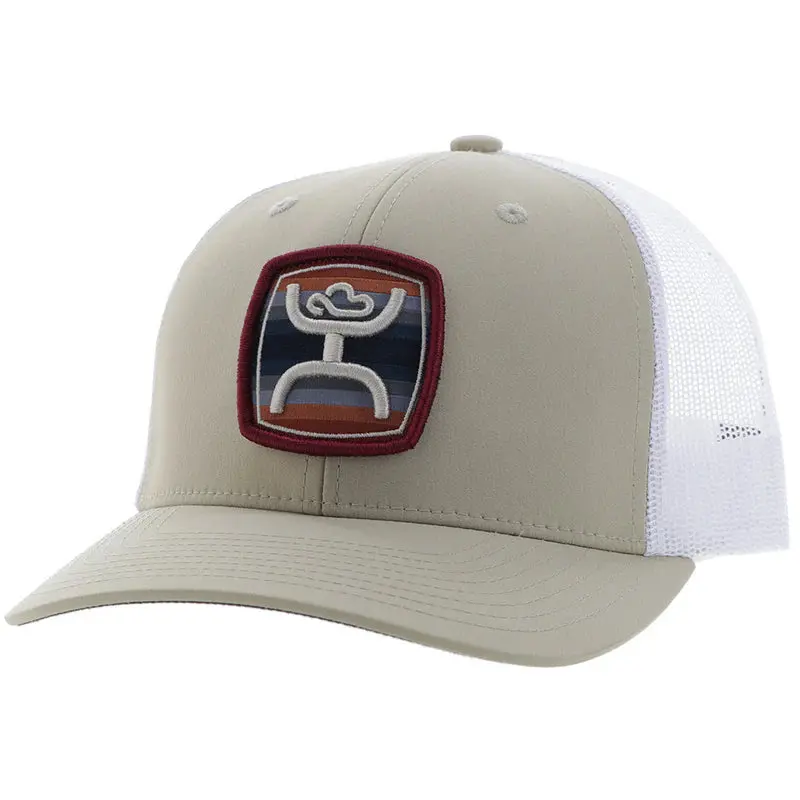 Hooey "Zenith" Tan/White Ballcap 1