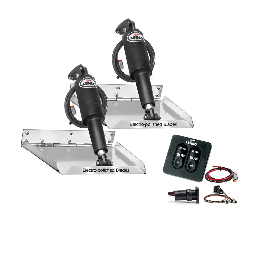 Lenco 18" X 14" Standard Performance Trim Tab Kit W/Standard Tactile Switch Kit 12V [Rt18x14] 1