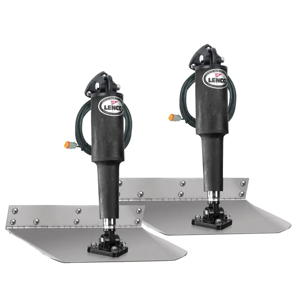 Lenco 9" X 30" Standard Trim Tab Kit Without Switch Kit 12V [15004-101] 1