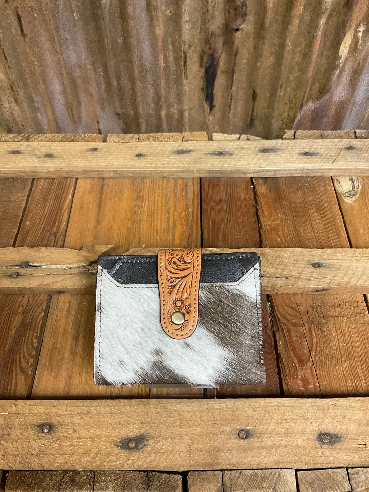 Challenger Cowhide Leather Clutch/Card Holder 1