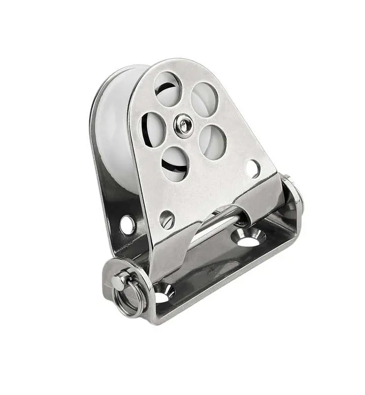 Schaefer Hinged Fairlead/ Ball Bearing Block, Max Line 7/16" 1