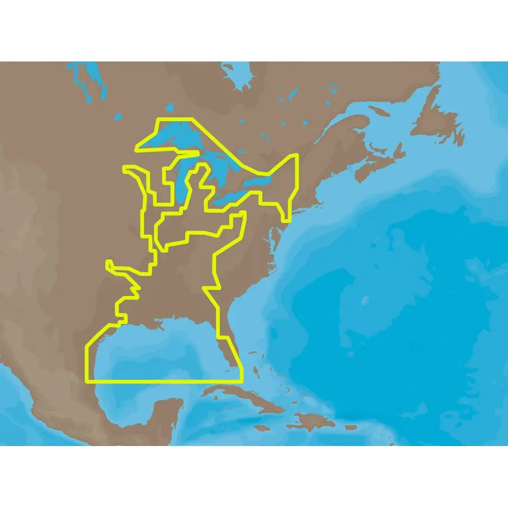 C-Map Max Na-M023 - U.S. Gulf Coast & Inland Rivers - Sd Card [Na-M023sdcard] 1