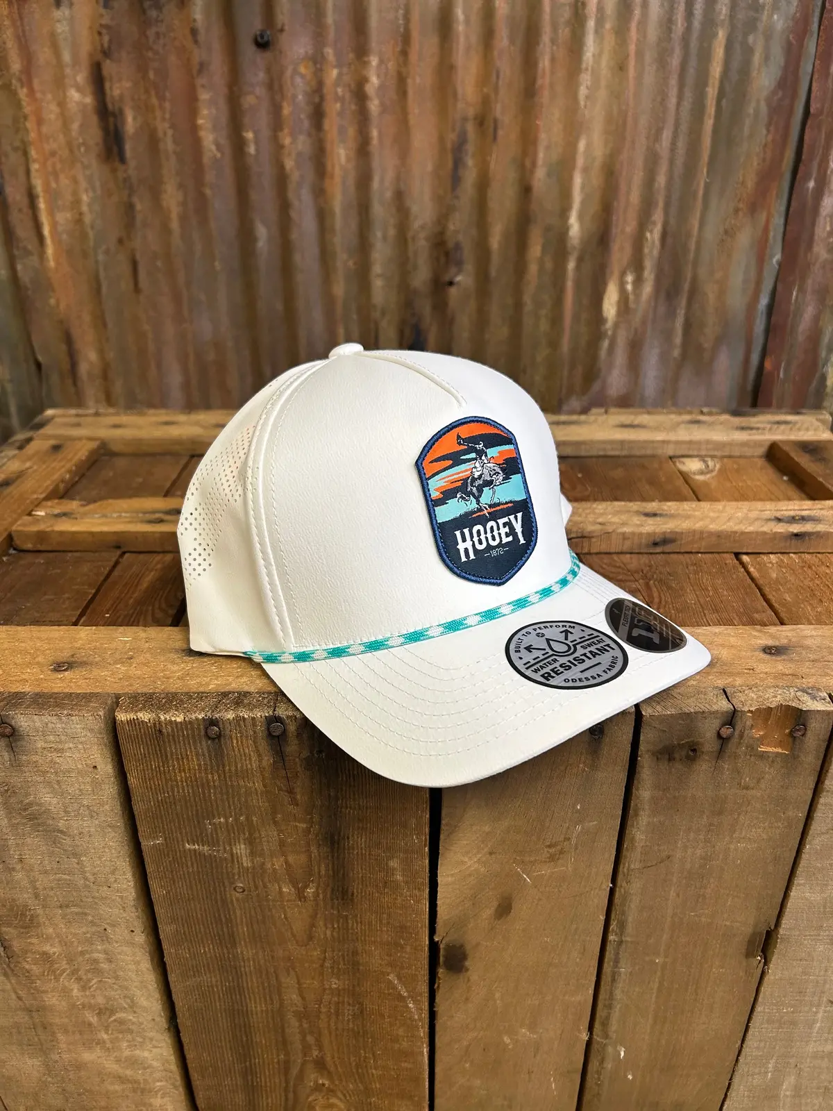 Hooey "Cheyenne" White/Orange/Blue 1