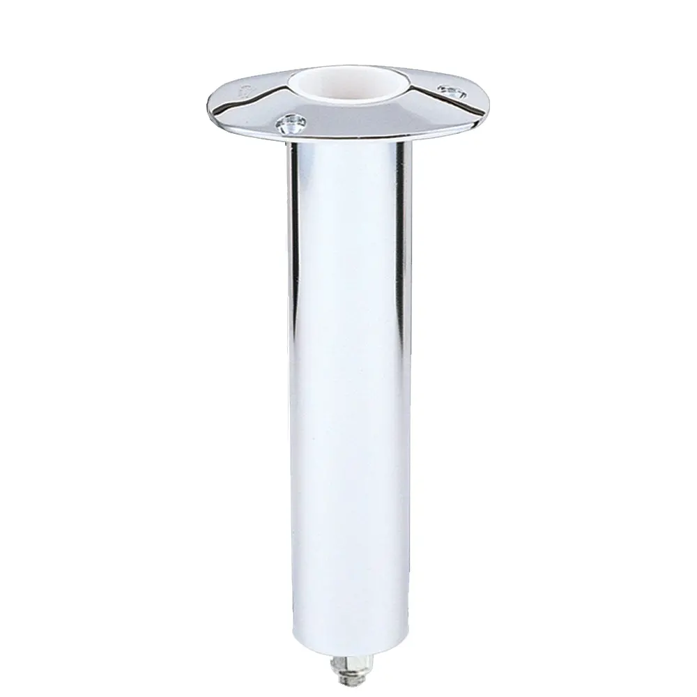 Lee's 0 Degree Stainless Steel Swivel Base Flush Mount Rod Holder - Medium - 2" Od X 6.5" Tube F/ Small Bent Butts [Rh5167v] 1