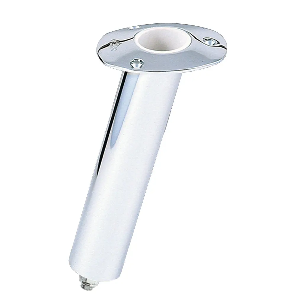 Lee's 15 Degree Stainless Steel Swivel Base Flush Mount Rod Holder - Medium - 2" Od X 6.5" Tube F/ Small Bent Butts [Rh5169h] 1