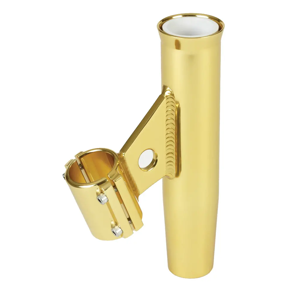Lee's Clamp-On Rod Holder - Gold Aluminum - Vertical Mount - Fits 1.315" O.D. Pipe [Ra5002gl] 1