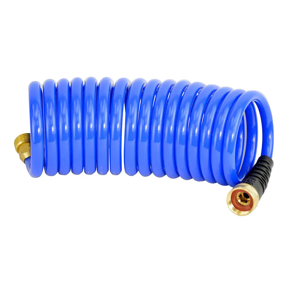 Hosecoil 15' Blue Self Coiling Hose W/Flex Relief [Hs1500hp] 1