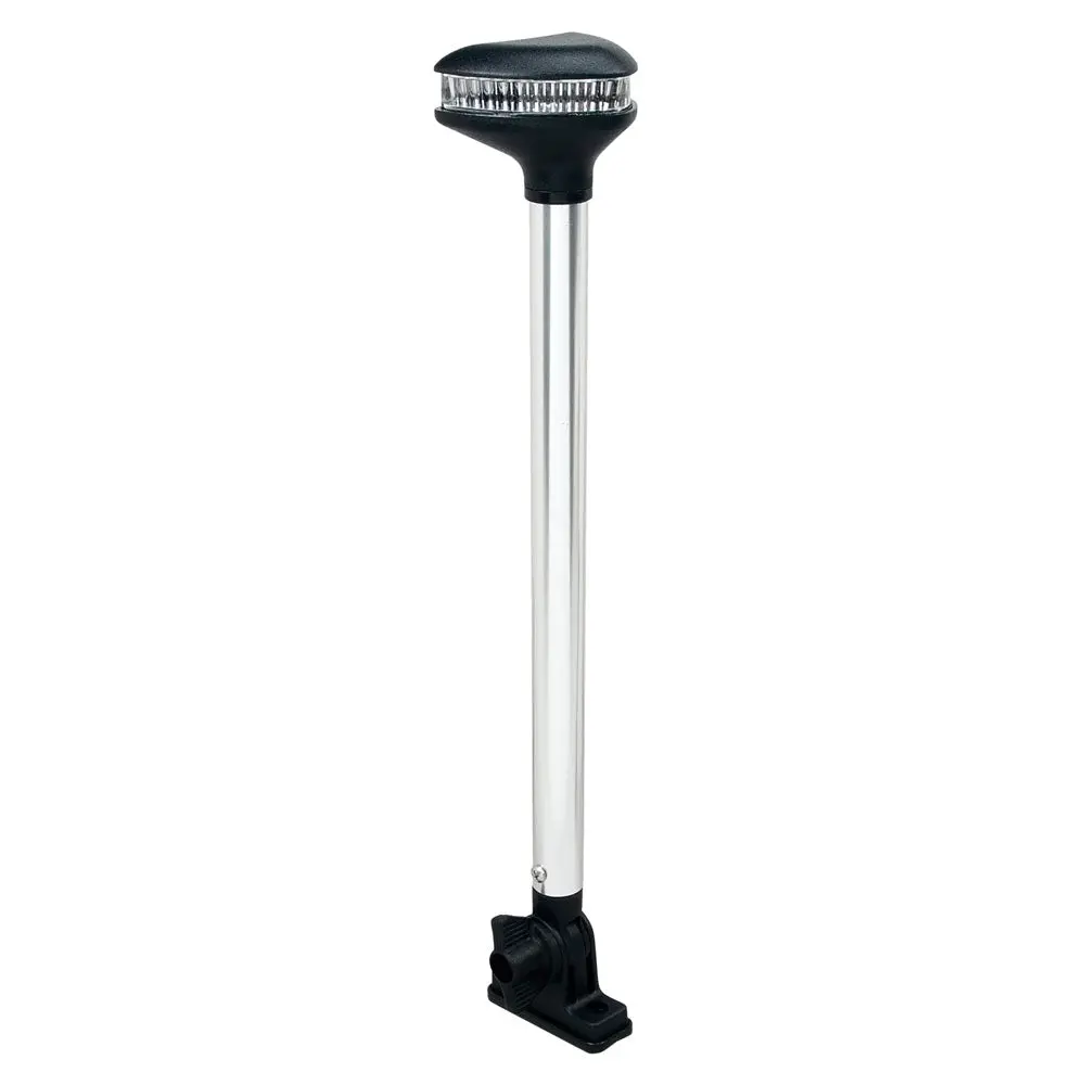 Perko Stealth Series - L.E.D. Fold Down White All-Round Light - Vertical Mount - 13-3/8" [1639Dp0chr] 1