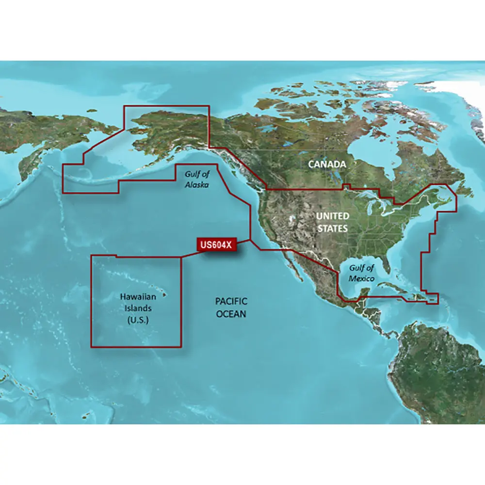 Garmin Bluechart G3 Hd - Hxus604x - Us All  Canadian West - Microsd/Sd [010-C1018-20] 1