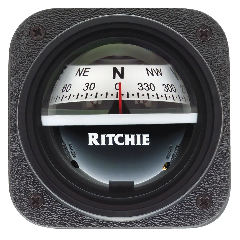 Ritchie V-537W Explorer Compass - Bulkhead Mount - White Dial [V-537W] 1