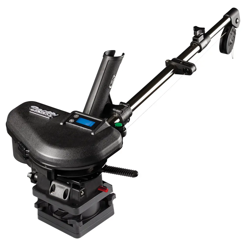 Scotty 2106 Hp Depthpower Electric Downrigger 60 Ss Telescoping Boom W/Swivel Base - Single Rod Holder [2106] 1