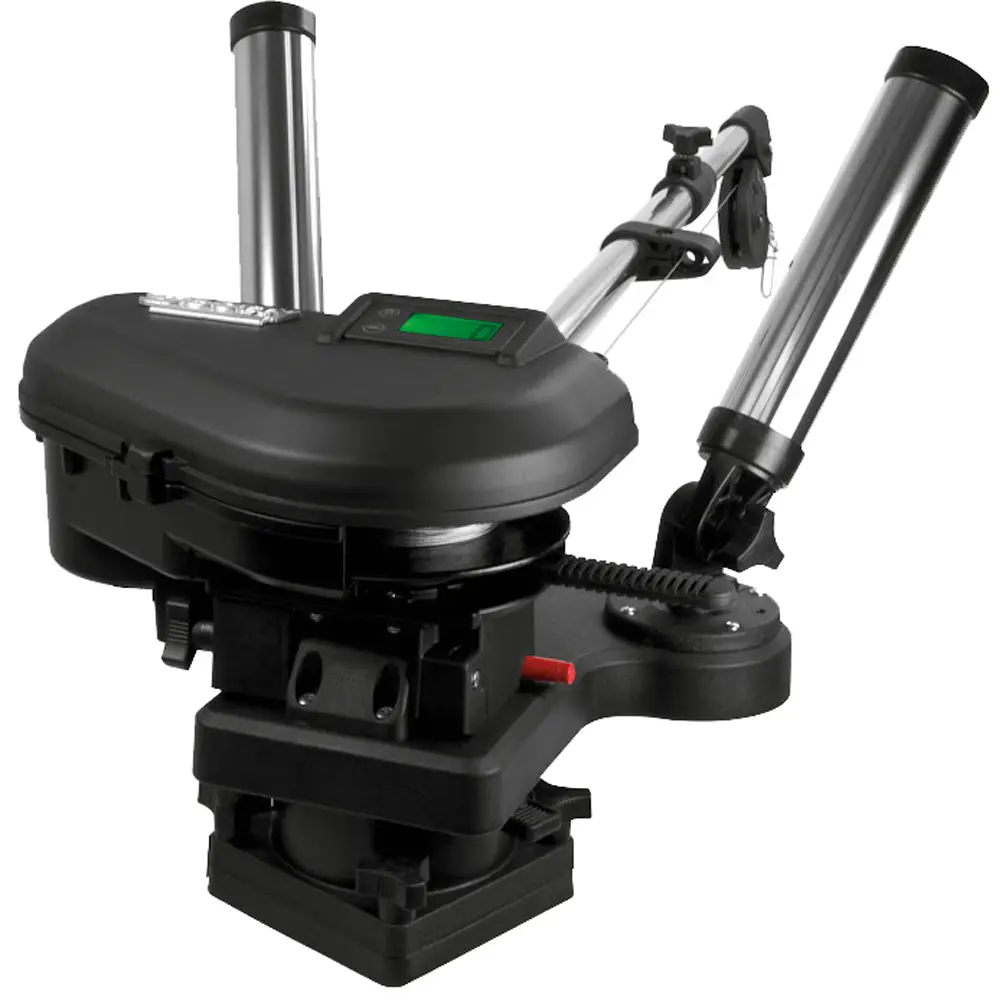 Scotty 2116 Hp Depthpower Electric Downrigger 60" Ss Telescoping Boom W/Swivel Base - Dual Rod Holder [2116] 1