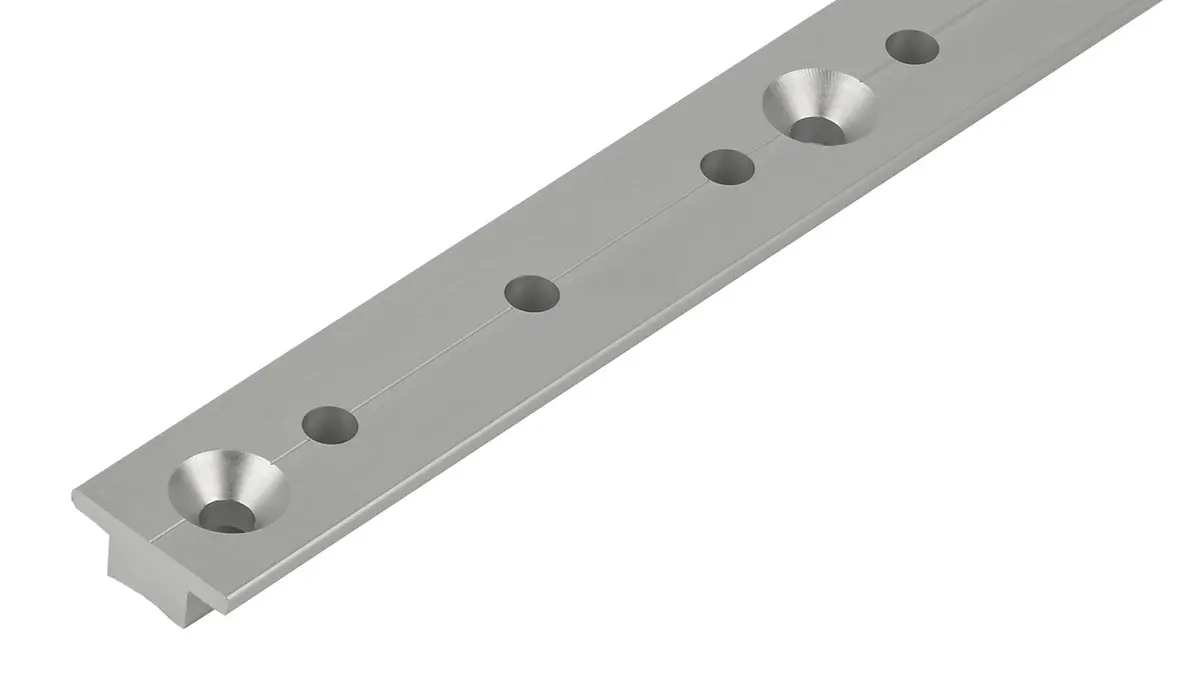 Schaefer 1" Silver Anodized T-Track (4Ft) 1