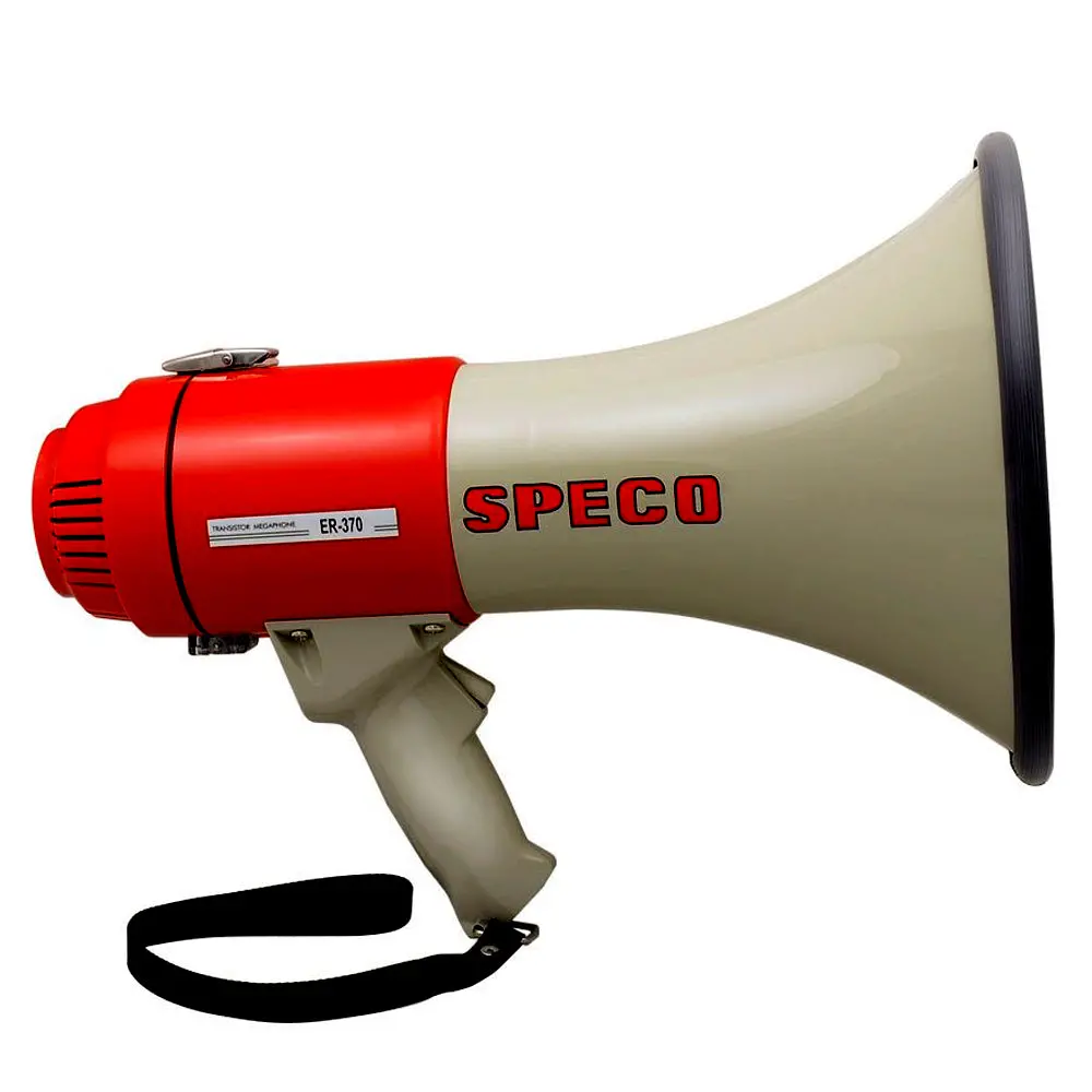 Speco Er370 Deluxe Megaphone W/Siren - Red/Grey - 16W [Er370] 1