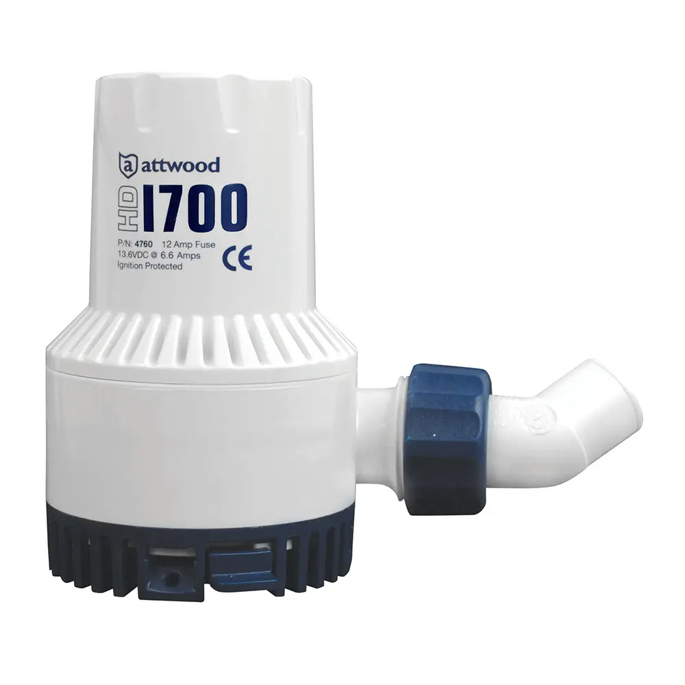 Attwood Heavy-Duty Bilge Pump 1700 Series - 12V - 1700 Gph [4730-4] 1